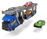 Dickie Toys 203745008 Car Carrier, Autotransporter für 3 Autos, inkl. 3...