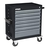 STIER Werkstattwagen BLACK-Edition, unbestückt, Werkzeugwagen, Montagewagen,...