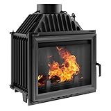 KRATKI Kamineinsatz Holzofen Gusseisen Maja 8kW BImSchV 2 Wirkungsgrad 80%...