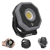 LED Arbeitsstrahler, 1600 lm akku strahler Arbeitsleuchte, Typ-C wiederaufladbar...