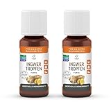 Lemon Pharma Ingwertropfen 2 x 20ml - Hochdosiert, 100% Bio und Vegan I Für...