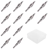 KURUGEILI 12 pcs 100 Korn Bogenschießen Pfeil Feld Punkte Schraube in...