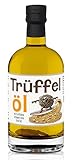 Schwarzes Trüffelöl mit echtem Trüffel, 250ml. Mit Premium Nativem Olivenöl...