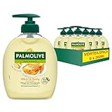 Palmolive Seife Naturals Honig & Milch 6x300ml - flüssige Handseife zur sanften...