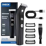Intimrasierer Mann,Rasierer Herren Elektrisch Bartschneider Kabellos, USB...