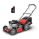 Scheppach MS175-51 Benzin Rasenmäher mit Radantrieb | 5,4 PS | 51cm...