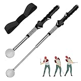 Ykall Golfschwung Trainer Set – Verstellbare & Einziehbare Golf Trainingshilfe...