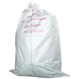 6er Set - Mineralwollsäcke, KMF-Gewebesack, 140 x 220 cm, Druck Mineralwolle,...