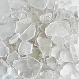 Seeglas, Glasscherben. Größe ca 20-50mm. 1 KG. Gefrostet Natur