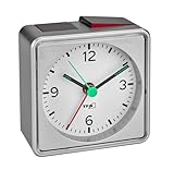 TFA Dostmann Wecker analog mit Licht Push, 60.1013.54, lauter Alarm,...