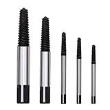 Niudai Schraubenausdreher Set, 5-teilig HSS 4241, M3-M18 Linksausdreher für...
