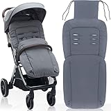 Fillikid Fußsack ST3911 Sommerfußsack für Buggy Kinderwagen Jogger (Grau)