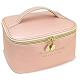 White Ze Reise-Make-up-Tasche, wasserdicht, Kulturbeutel, professionelle Make-up-Tasche, Kosmetiktasche für Frauen und Mädchen
