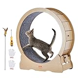 VEVOR Katzenlaufrad, großes Katzenlaufband für Hauskatzen, 91 cm Katzenlaufrad...