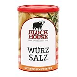 Block House Würzsalz, Gewürzmischung für Gemüse, Pommes und Fisch in...