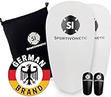 Premium Schienbeinschoner SPORTIVONETIC ® Anpassbar für Fußball, Erwachsene &...