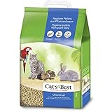 Cat's Best Universal, 100 % pflanzliche Kleintierstreu, nicht klumpende Pellets...