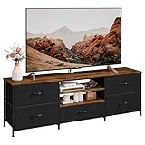 Taotigzu TV-Schrank,Fernsehschrank,Lowboard für Fernseher bis zu 65 Zoll,TV...