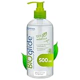 JOYDIVISION Original BIOglide Gleitgel neutral 500 ml I Gleitmittel 100%...