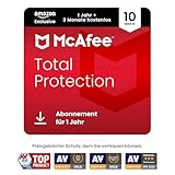 McAfee Total Protection (10 Geräte) 2025 | 15 Monate | Secure VPN,...
