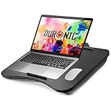 Duronic DML432 Laptopständer, Ergonomischer Laptop Tisch mit Kissen, Laptop...