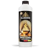 Allmanns Bioethanol 1l 100% | Bio Ethanol 100 Prozent | Reiner Bioalkohol...