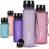 720°DGREE Trinkflasche 1l Sport “uberBottle“ softTouch +Sieb - BPA-Frei -...