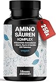 Aminosäuren Komplex Hochdosiert - 250 Tabletten - 6105 mg pro Tagesportion mit...