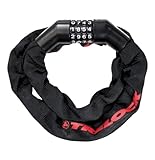 TRELOCK BC 360 Code Kettenschloss – Länge 110 cm – Kettenglieder 6 mm –...