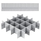 Pavlleen 24 Stück Schubladenteiler, Schubladentrenner Verstellbar,...