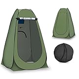 CLIPOP Pop Up Toilettenzelt Umkleidezelt Tragbares Duschzelt, Anti UV...
