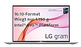LG gram 16 Zoll Ultralight Notebook 2021 Edition - 1,19 kg leichter Intel Core...