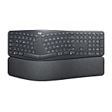 Logitech ERGO K860 kabellose ergonomische Tastatur – geteilte Tastatur,...