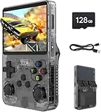 R36S Retro Handheld Spielkonsole, Retro Konsole 3,5-Zoll-IPS-Bildschirm, 128 G...