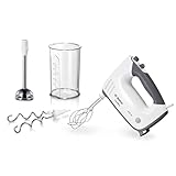 Bosch Handrührer ErgoMixx, MFQ37470, 750 W, Mixfuss, Edelstahl Rührwerkzeuge,...