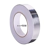 QitinDasen 50M X 20mm Premium Aluminiumfolienband, Aluminiumklebebänder...