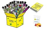 10 x Clipper Feuerzeuge 420 Mix mit Pflanzen Motive inkl. Ersatz Feuersteine und...