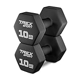 TREX SPORT Neopren Hanteln Set | Kurzhanteln 2er Set 4kg-20kg | Hanteln Frauen &...