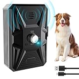 Anti Bell Gerät Hunde, 3 Modi Antibell Ultraschall Gerät, 33 Fuß Stopp...