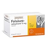 Folsäure-ratiopharm® 5 mg Tabletten: Optimal versorgt bei Folsäuremangel, 100...