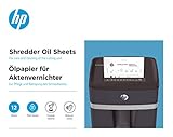 HP Ölpapier für Aktenvernichter, 12 Blatt, auf pflanzenbasis zur Pflege für...