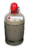 Grodenberg 5 kg Propangasflasche Gasflasche Stahlflasche Grau Eigentumsflasche...