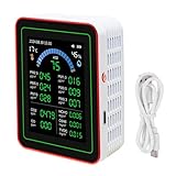 Luftqualitätsmessgerät, 18-in-1, CO2, TVOC, HCHO, PM2.5, PM10, Temperatur- und...