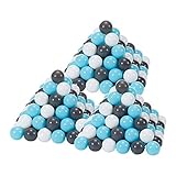 Knorrtoys 56766 - Bälleset ca. Ø6 cm - 300 balls/creme/grey/lightblue