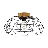 EGLO Deckenlampe Padstow, Deckenleuchte Vintage, Industrial, Retro,...