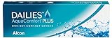 Dailies AquaComfort Plus Tageslinsen weich, 30 Stück, BC 8.7 mm, DIA 14.0 mm,...