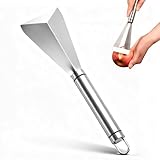 COEKI Edelstahl Obst Schnitzmesser, Dreieckige Form Obst Gemüse Messer Hobel,...