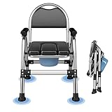 TYGYSDO Toilettenstühle für senioren faltbar, höhenverstellbaren...