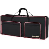 OUUTMEE 61Noten keyboardtasche, für E-Klaviere, 600D Oxford-Stoff mit 10 mm...