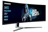 Samsung C49HG90DMU 124,20 cm (49 Zoll) Curved Gaming Monitor (3840 x 1080 Pixel,...